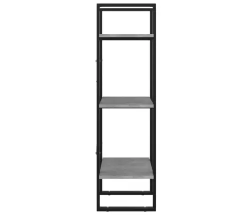 3Korruseline Raamaturiiul, Hall, 40X30X105 cm Puitlaastplaat