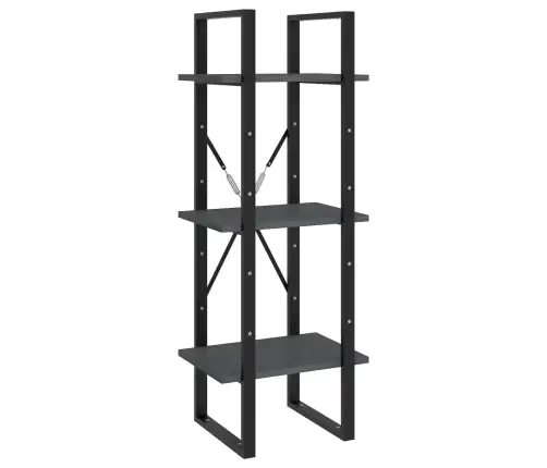 3-Korruseline Raamaturiiul, 40 X 30 X 105 cm Hall, Männipuit