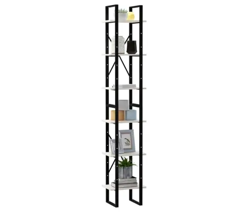 Aukšta Spintelė, Balta, 40X30X210cm Pušies Medienos Masyvas