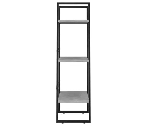 Plaukts, Betona Pelēks, 60X30X105 Cm, Inženierijas Koks Vidaxl