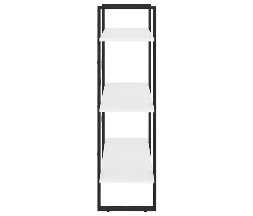 Spintelė Knygoms, Baltos Spalvos, 80X30X105cm Apdirbta Mediena