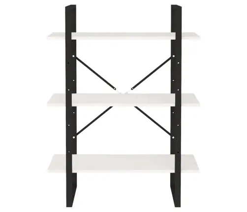 3-Līmeņu Grāmatu Plaukts, Balts, 80X30X105 Cm, Priedes Koks Vidaxl 3-Līmeņu Grāmatu Plaukts, Balts, 80X30X105 Cm, Priedes Koks Vidaxl