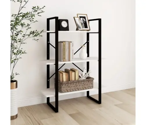 3-Līmeņu Grāmatu Plaukts, Balts, 80X30X105 Cm, Priedes Koks Vidaxl 3-Līmeņu Grāmatu Plaukts, Balts, 80X30X105 Cm, Priedes Koks Vidaxl