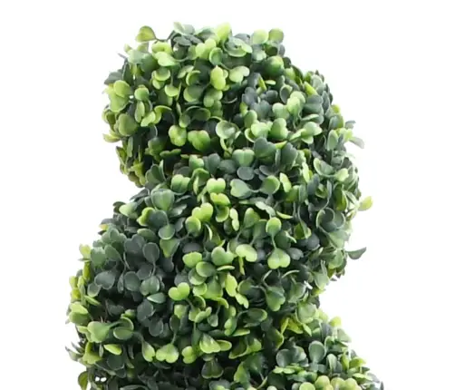 Mākslīgais Spirālveida Buksis Ar Podiņu, Zaļš, 59 Cm Vidaxl