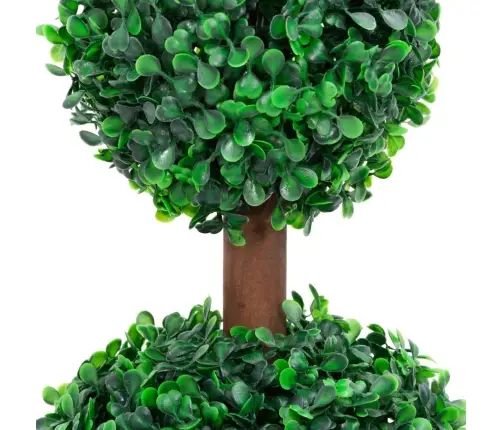 Dirbtinis Buksmedis Vazone, Žalias, 60cm Rutulio Formos