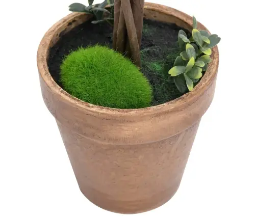 Mākslīgi Apaļie Bukši Podos, 2 Gab., Zaļi, 56 Cm Vidaxl