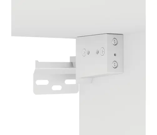 10-Osaline Telerikappide Komplekt, Valge, Tehispuit