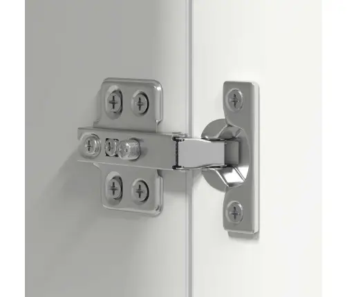 8-Osaline Telerikappide Komplekt, Valge, Tehispuit