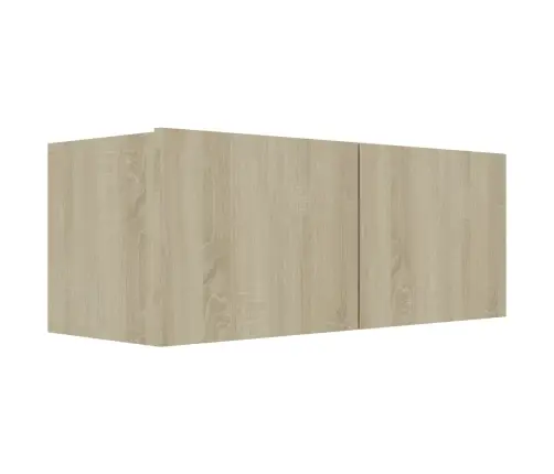 Tv Skapīši, 4 Gab., 80X30X30 Cm, Ozola Krāsa, Inženierijas Koks Vidaxl