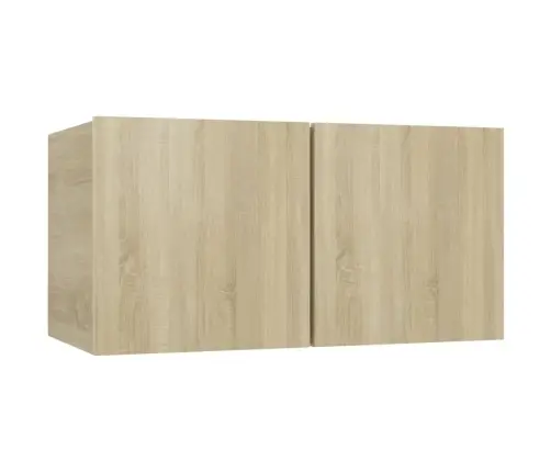 8-Daļīgs Tv Skapīšu Komplekts, Ozolkoka Krāsa Inženierijas Koks Vidaxl