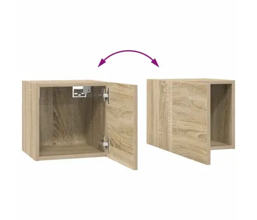 10-Daļīgs Tv Skapīšu Komplekts Ozolkoka Krāsa Inženierijas Koks Vidaxl