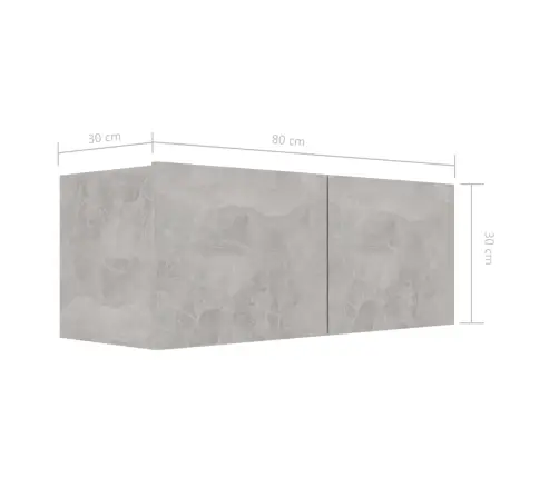 8-Daļīgs Tv Skapīšu Komplekts, Betona Pelēks, Inženierijas Koks Vidaxl 8-Daļīgs Tv Skapīšu Komplekts, Betona Pelēks, Inženierijas Koks Vidaxl