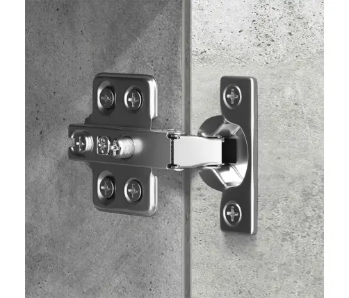 10-Osaline Telerikappide Komplekt, Betoonhall, Tehispuit