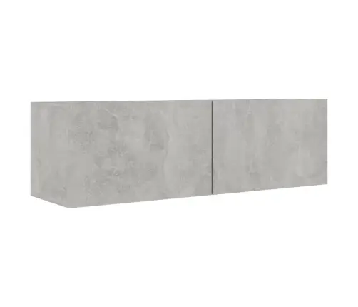 9-Daļīgs Tv Skapīšu Komplekts, Betona Pelēks, Inženierijas Koks Vidaxl