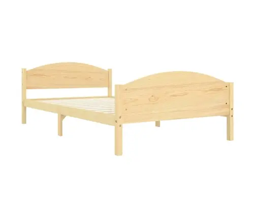 Gultas Rāmis, Priedes Masīvkoks, 120X200 Cm Vidaxl
