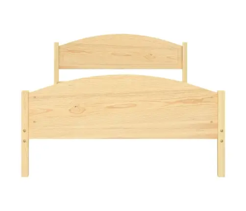 Gultas Rāmis, Priedes Masīvkoks, 120X200 Cm Vidaxl