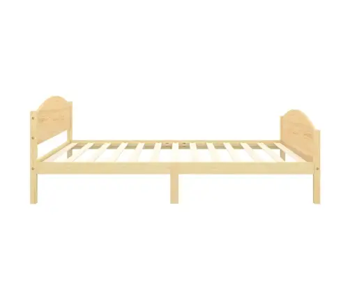 Gultas Rāmis, Priedes Masīvkoks, 120X200 Cm Vidaxl