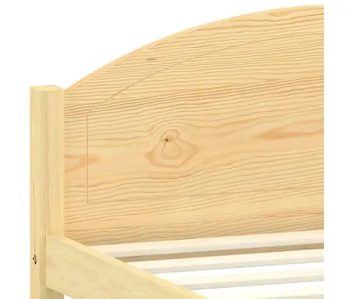 Gultas Rāmis, Priedes Masīvkoks, 120X200 Cm Vidaxl
