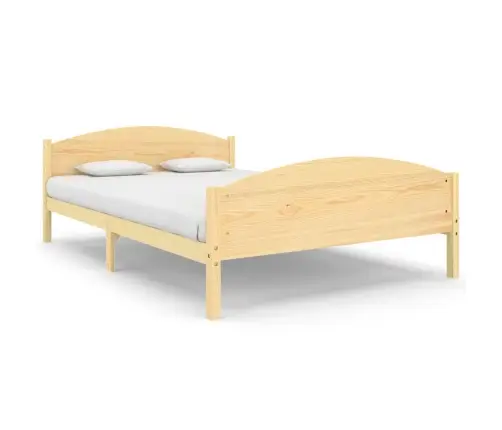 Gultas Rāmis, Priedes Masīvkoks, 160X200 Cm Vidaxl