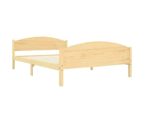 Gultas Rāmis, Priedes Masīvkoks, 160X200 Cm Vidaxl