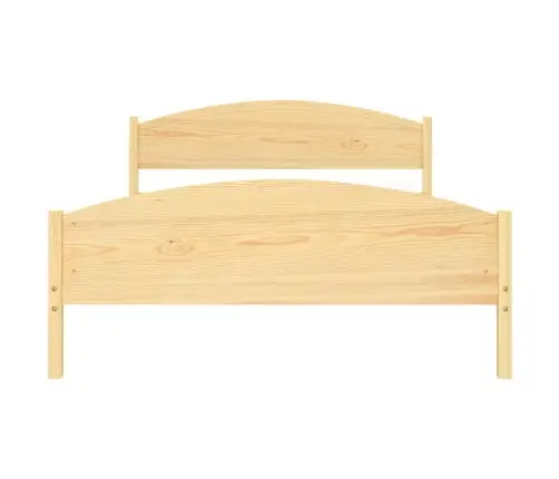 Gultas Rāmis, Priedes Masīvkoks, 160X200 Cm Vidaxl
