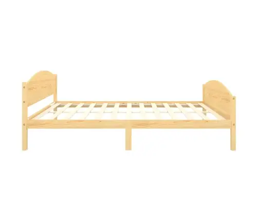 Gultas Rāmis, Priedes Masīvkoks, 160X200 Cm Vidaxl