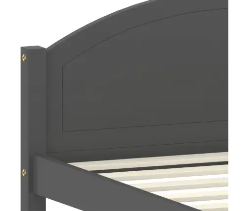 Voodiraam, Tumehall, Toekas Männipuit, 100 X 200 Cm