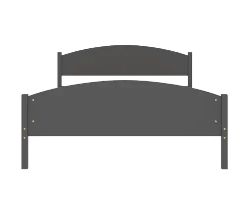 Voodiraam, Tumehall, Toekas Männipuit, 160 X 200 Cm