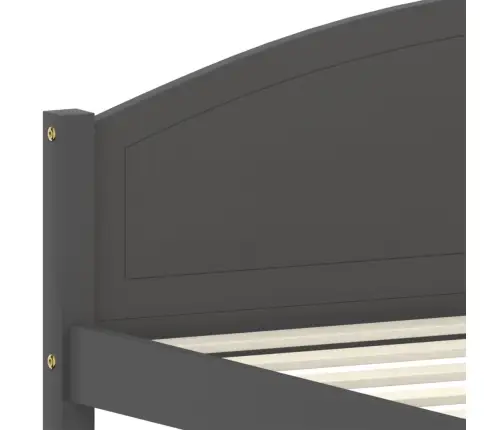 Voodiraam, Tumehall, Toekas Männipuit, 160 X 200 Cm