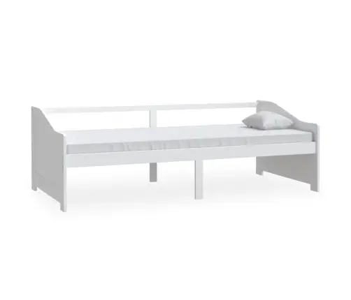 3-Vietīga Dīvāngulta, Balta, Priedes Masīvkoks, 90X200 Cm Vidaxl