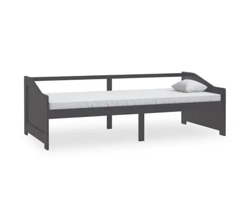 3-Kohaline Päevavoodi, Tumehall, Männipuit, 90 X 200 Cm