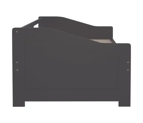 3-Kohaline Päevavoodi, Tumehall, Männipuit, 90 X 200 Cm