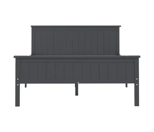 Lovos Rėmas, Pilkos Spalvos, 140X200cm Pušies Medienos Masyvas