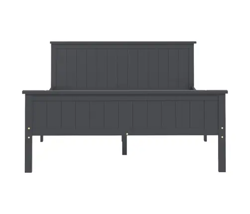 Voodiraam, Hall, Männipuit, 160 X 200 Cm