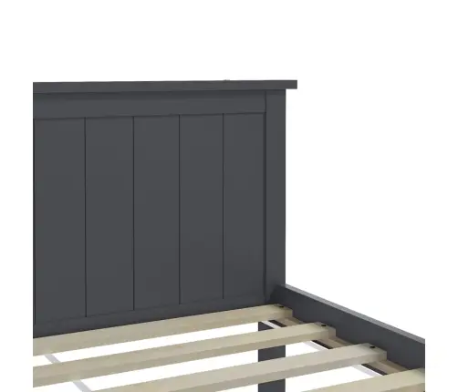 Voodiraam, Hall, Männipuit, 160 X 200 Cm