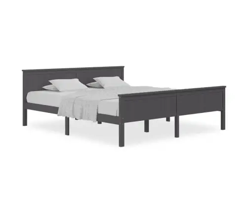 Voodiraam, Hall, Männipuit, 180 X 200 Cm