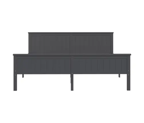 Voodiraam, Hall, Männipuit, 180 X 200 Cm