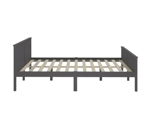 Voodiraam, Hall, Männipuit, 180 X 200 Cm