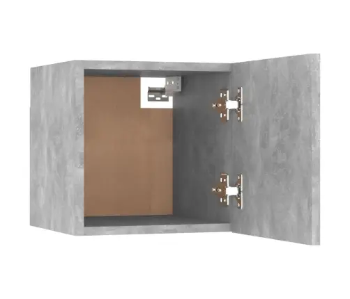 Naktsskapīši, 2 Gab. Betonpelēki 30,5X30X30Cm Inženierijas Koks Vidaxl