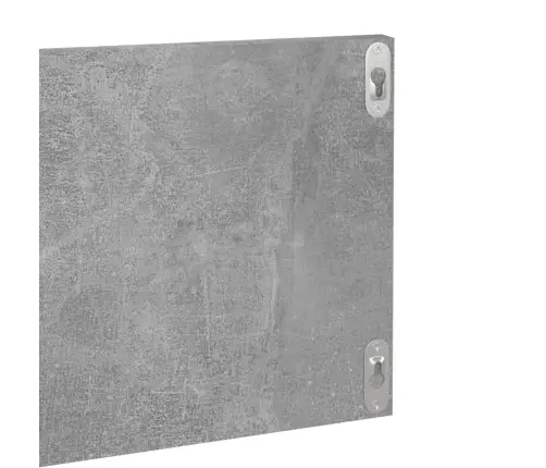 Sienas Plaukti, 2 Gab., 80X11,5X18Cm, Pelēki, Inženierijas Koks Vidaxl