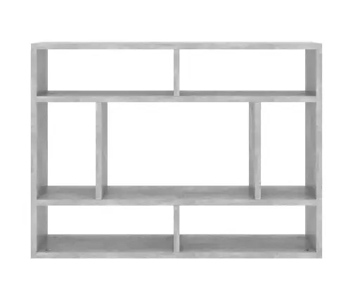 Sieninė Lentyna, Betono Pilkos Spalvos, 75X16X55cm Mediena