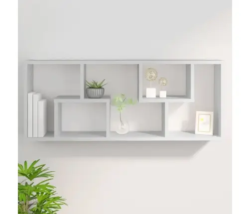 Sienas Plaukts, Balts, 36X16X90 Cm, Inženierijas Koks Vidaxl