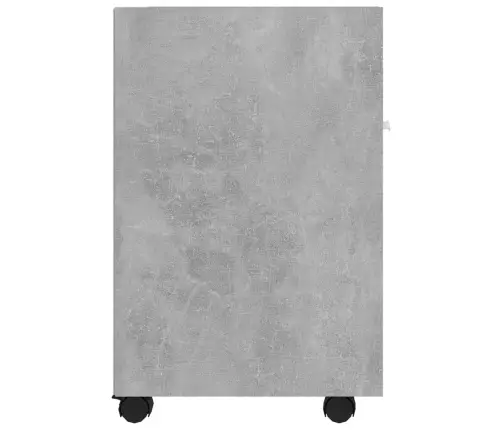 Kummut Ratastega, Betoonhall, 33X38X60 cm Tehispuit