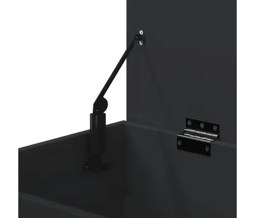 Daiktadėžė, Juodos Spalvos, 84X42X46cm Apdirbta Mediena