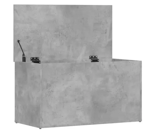Uzglabāšanas Lāde, Betonpelēka, 84X42X46 Cm, Inženierijas Koks Vidaxl