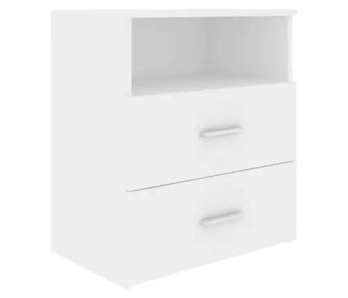 Naktsskapīši, 2 Gab., Balti, 50X32X60 Cm Vidaxl