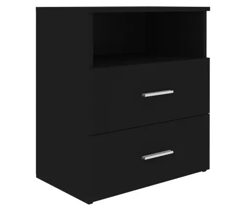 Naktsskapīši, 2 Gab., Melni, 50X32X60 Cm Vidaxl
