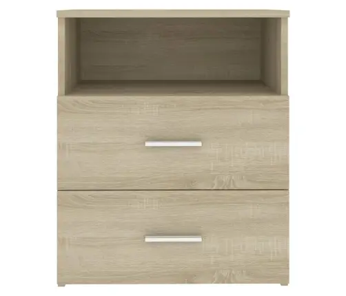 Naktsskapītis, Ozolkoka Krāsa, 50X32X60 Cm Vidaxl