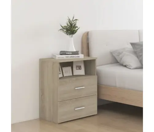 Naktsskapīši, 2 Gab., Ozolkoka Krāsa, 50X32X60 Cm Vidaxl