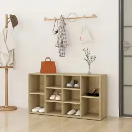 Apavu Plaukts, Ozolkoka Krāsa, 103X30X55Cm, Inženierijas Koks Vidaxl